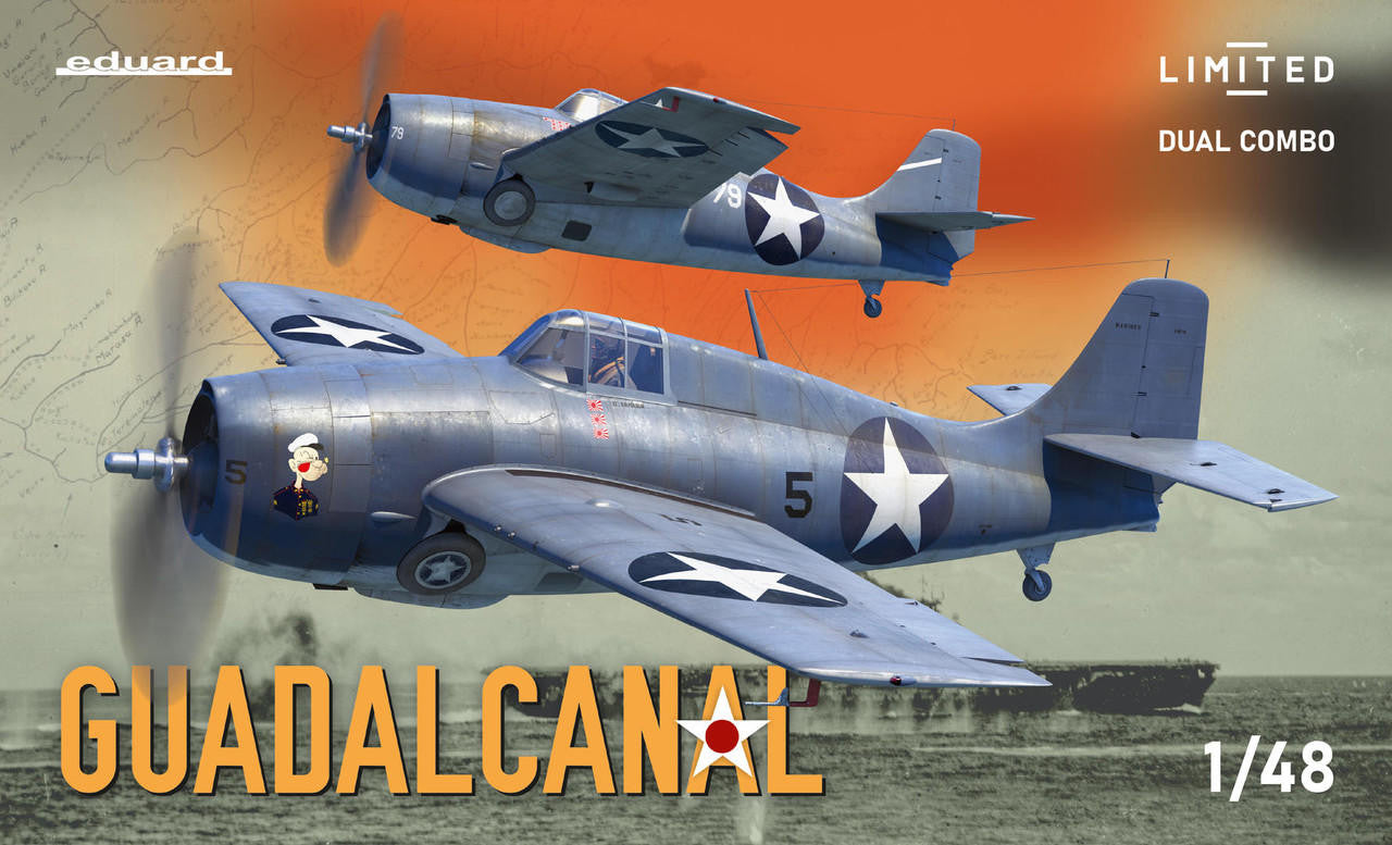 Eduard 1/48 F4F-4 Early & Late Guadalcanal DC 11170